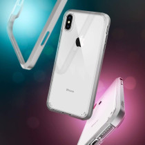 Spigen Neo Hybrid Crystal Designed For Apple iPhone Xs Max Case 2018, Satin Silver, 065CS24845