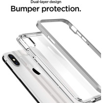 Spigen Neo Hybrid Crystal Designed For Apple iPhone Xs Max Case 2018, Satin Silver, 065CS24845