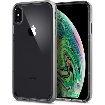 Spigen Neo Hybrid Crystal Designed For Apple iPhone Xs Max Case 2018, Satin Silver, 065CS24845