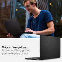 Spigen Thin Fit Designed For MacBook Pro 13 inch Case M2/M1/A2338/A2251/A2289 2020-2022, Black, ‎070CS25965