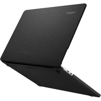 Spigen Thin Fit Designed For MacBook Pro 13 inch Case M2/M1/A2338/A2251/A2289 2020-2022, Black, ‎070CS25965