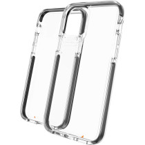 Gear4 Piccadilly Series Hard Case For iPhone 12 Pro And iPhone 12, Clear/Black, 702006044