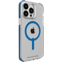 Zagg Gear4 Santa Cruz Snap Case Apple iPhone 14 Pro Max, D30 Drop Protection Up To 13ft/4m, Wireless Charging Compatible, Reinforced Top, Bottom And Edges, Blue, 702010119