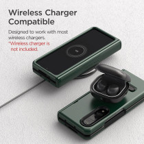 Vrs Design Terra Guard Modern For Galaxy Z Fold 3, Semi-Auto Hinge Protective Case Compatible With Galaxy Z Fold 3 5G 2021, Dark Green, 910655