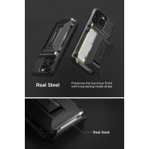 Vrs Design Damda Glide Hybrid Phone Case For iPhone 14 Pro, Functional Sturdy Case Compatible For iPhone 14 Pro 2022, Groove Black, 910999