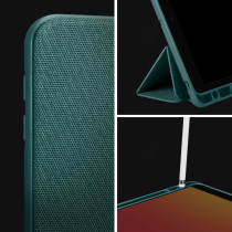 Spigen Urban Fit Designed For iPad 10.2 Case, iPad 9th Generation Case 2021/iPad 8th Generation Case 2020/iPad 7th Generation Case 2019 With Pencil Holder, Midnight Green, ‎ACS01062
