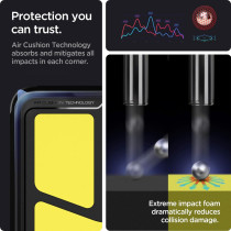 Spigen Tough Armor Extreme Protection Tech Designed For Galaxy A72 Case 2021, Black, ACS02328