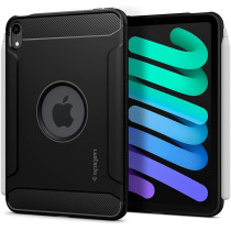 Spigen Rugged Armor Designed For iPad Mini 6 Case/iPad Mini 6th Generation Case 8.3 Inch Cover 2021, Matte Black, ACS03764