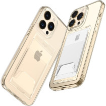 Spigen Crystal Slot Dual Designed For iPhone 14 Pro Case 2022, Crystal Clear, ACS04978