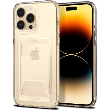 Spigen Crystal Slot Dual Designed For iPhone 14 Pro Case 2022, Crystal Clear, ACS04978