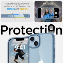Spigen Ultra Hybrid Designed For iPhone 14 Case 2022, Sierra Blue, ACS05580