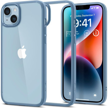 Spigen Ultra Hybrid Designed For iPhone 14 Case 2022, Sierra Blue, ACS05580