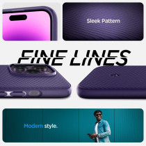 Spigen Mag Armor MagFit Compatible With MagSafe Designed For iPhone 14 Pro Max Case 2022, Deep Purple, ACS05584