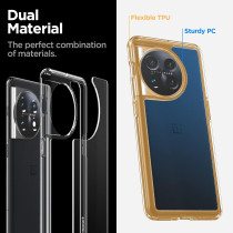 Spigen Ultra Hybrid Designed For OnePlus 11 Case 2023, Crystal Clear, ACS05802