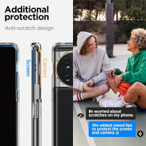 Spigen Ultra Hybrid Designed For OnePlus 11 Case 2023, Crystal Clear, ACS05802