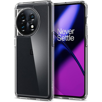 Spigen Ultra Hybrid Designed For OnePlus 11 Case 2023, Crystal Clear, ACS05802