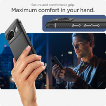 Spigen Rugged Armor Designed For Pixel 8 Case 2023, Matte Black, ACS06277