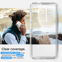 Spigen Ultra Hybrid Designed For Galaxy S24 Case 2024, Military-Grade Protection, Crystal Clear, ACS07349