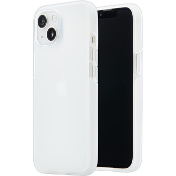 Bodyguardz Solitude Minimalist Phone Case For The iPhone 13, No-Slip Grip, Shockproof, 5G, MagSafe And Qi Charging, 8 Foot Drop Protection, Clear, CLF0P-APH10-9HG
