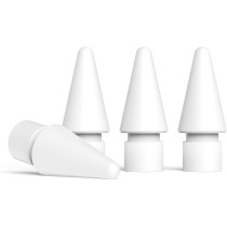 Elago 4 Pack Replacement Pencil Tips Compatible With Apple Pencil Pro, Apple Pencil 1st And 2nd Generation And Apple Pencil USB-C, Wear-Resistant High Sensitivity Pencil Nibs, White, EAPEN-TIP-WH-4P