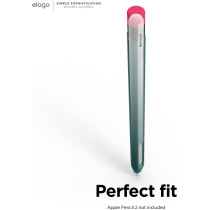 Elago Compatible With Apple Pencil Pro Case And Apple Pencil 2nd Generation Case, Compatible With Magnetic Charging, Double Tap, Squeeze, Haptic Must Read Installation Instructions, Midnight Green, ‎EAPEN2-SC-MGR