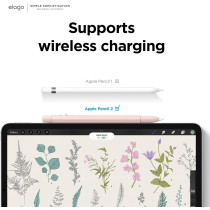 Elago X Monami Compatible With Apple Pencil Pro Case And Apple Pencil 2nd Generation Case, Compatible With Magnetic Charging, Double Tap, Squeeze Must Read Installation Instructions, Peony Pink, EAPEN2-SC-MNM-PEONY