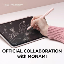 Elago X Monami Compatible With Apple Pencil Pro Case And Apple Pencil 2nd Generation Case, Compatible With Magnetic Charging, Double Tap, Squeeze Must Read Installation Instructions, Peony Pink, EAPEN2-SC-MNM-PEONY
