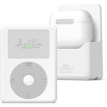 Elago Airpods W6 Tesla Charging Stand Designed For 2021/2022/2023, Tesla Model 3/Y Wireless Charging Pad Car Center Council Interior Accessories Compatible With Airpods Pro2, Airpods Pro1, Airpods 3, White, EAPST-WT6-TESLA-WH