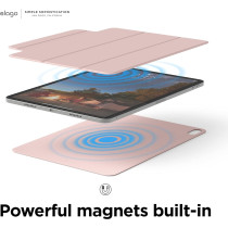 Elago Case For iPad 10th Generation iPad Case With Magnetic Attachment To Metal Materials, Compatible With Apple iPad Pencil And Elago's Pencil Case, Sand Pink, EPAD109-10-MFLO-SPK