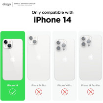 Elago Compatible With iPhone 14 Case, Liquid Silicone Case, Full Body Protective Cover, Shockproof, Slim Phone Case, Anti-Scratch Soft Microfiber Lining, 6.1 inch, Hot Pink, ES14SC61-HPK
