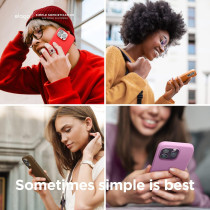 Elago Compatible With iPhone 14 Case, Liquid Silicone Case, Full Body Protective Cover, Shockproof, Slim Phone Case, Anti-Scratch Soft Microfiber Lining, 6.1 inch, Hot Pink, ES14SC61-HPK