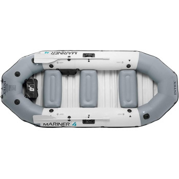 Intex Mariner 4 Rigid Inflatable Boat Set, 68376, Gray
