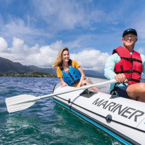 Intex Mariner 4 Rigid Inflatable Boat Set, 68376, Gray