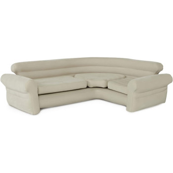 Intex, 68575EP, Inflatable Corner Sofa, 880LB, Weight Capacity 101 X 80 X 30