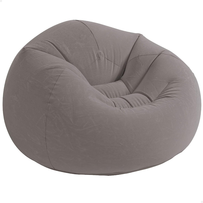 Intex Beanless Bag Inflatable Chair, Grey, 68579NP