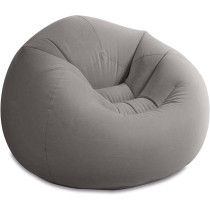 Intex Beanless Bag Chair, 68579Ep, Gray, H27 X W41 X D42 Inch