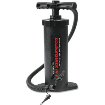 Intex Double Quick Hand Pump 14 1/2 Inches Model, Multi Color
