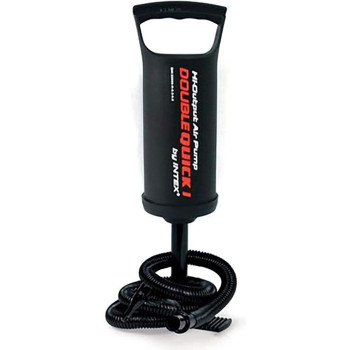 Intex Plastic Double Quick, Hand Pump, Black, ‎13.3 X 13.3 X 37.5 Cm