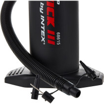 Intex Plastic Double Quick Hand Pump, Black, 610 Grams