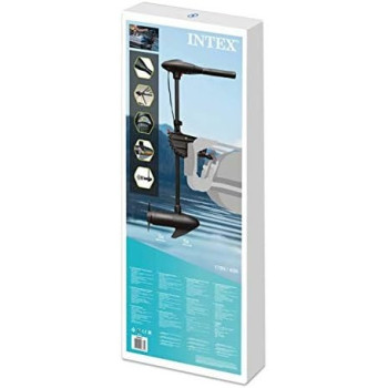 Intex 12V Transom Mount Trolling Outboard Motor, Black, One Size, 68631