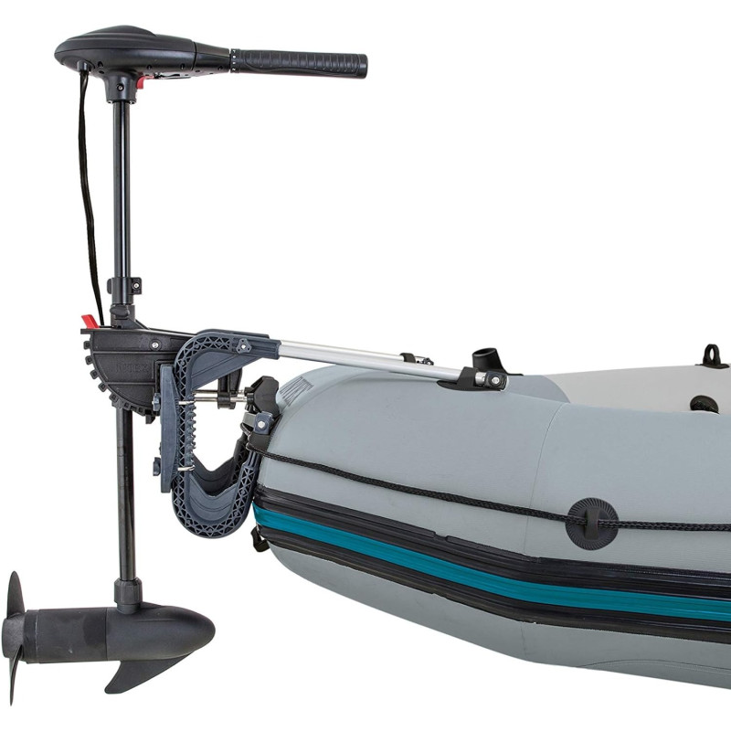 Intex 12V Transom Mount Trolling Outboard Motor, Black, One Size, 68631