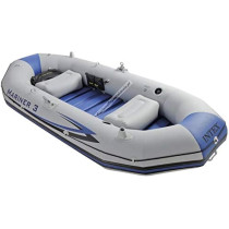 Intex Mariner 3 Pro Boat Set, Gray/Blue, ‎117 X 50 X 18 Cm