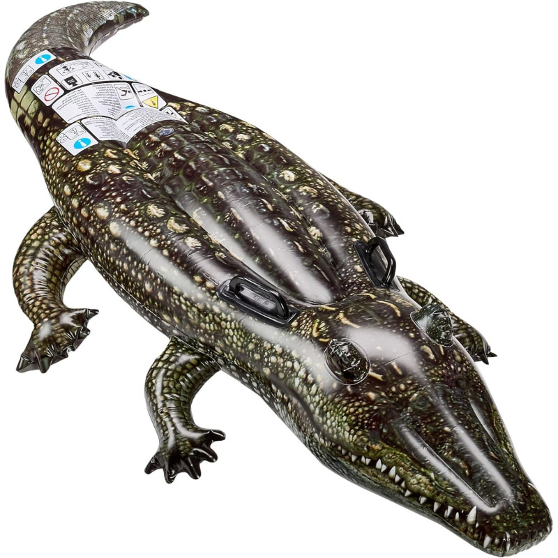 Intex Siva Toys Swimming Animal Crocodile, Multi Colour, 227926