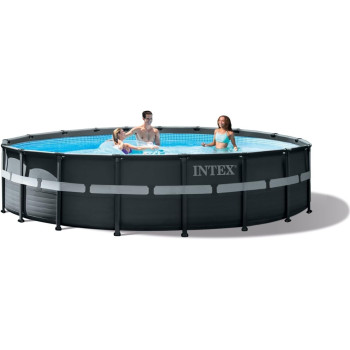 Intex Ultra Xtr Frame Pool Set, 5.49 Meter X 1.32 Meter Size, Grey