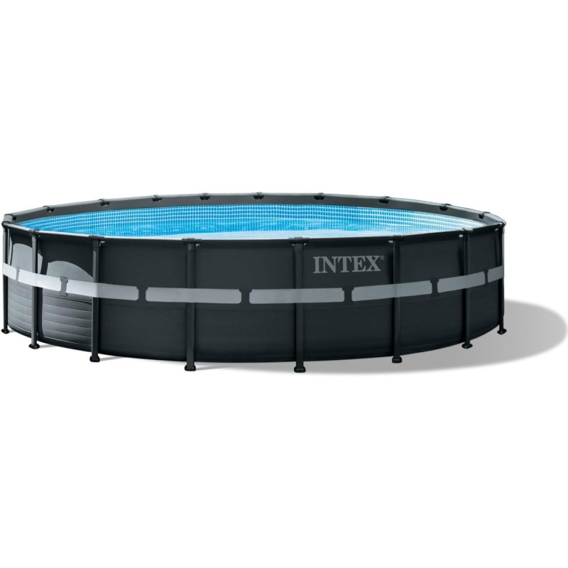 Intex Ultra Xtr Frame Pool Set, 5.49 Meter X 1.32 Meter Size, Grey