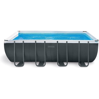 Intex 18Ft X 9Ft X 52In Ultra Xtr Rectangular Pool Set, Multi Colour