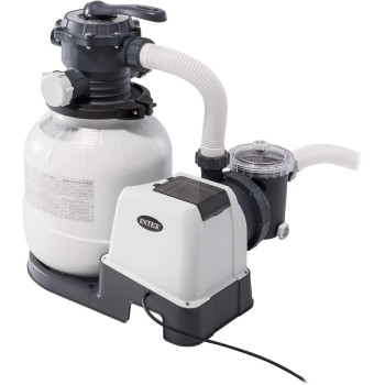 Intex 24Ft X 12Ft X 52Inch, Rectangular Ultra Xtr Metal Frame Swimming Pool With Sand Filter, Ladder, Cover And Ground Cloth