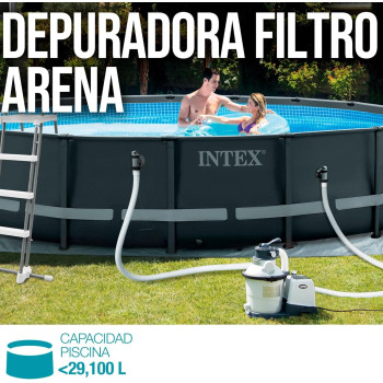 Intex Plastic Corded Electric Sand Filter Pump, 1500 Gph