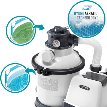 Intex Plastic Corded Electric Sand Filter Pump, 1500 Gph