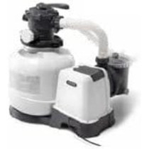 Intex Metal ‎Corded Electric 2800 Gph Sand Filter Pump, Black